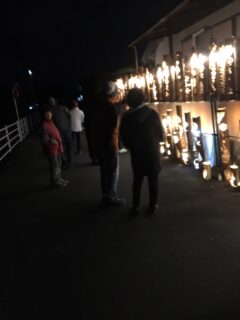南川竹灯りイルミネーション開催