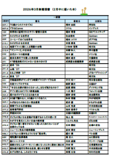 楠交流会館図書室　３月のお知らせ